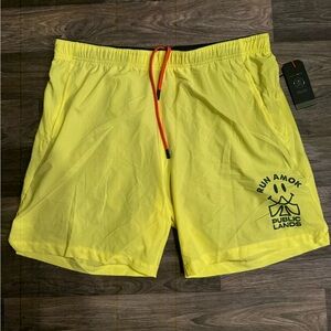Roark Lime Green Quick Dry Shorts